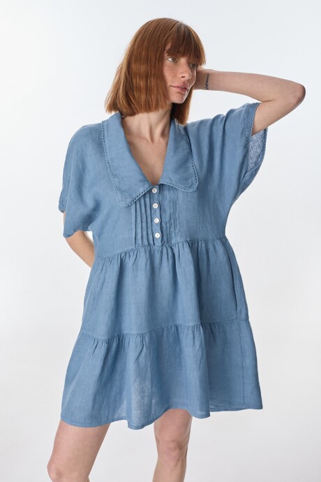 Vestido New Castello Azul