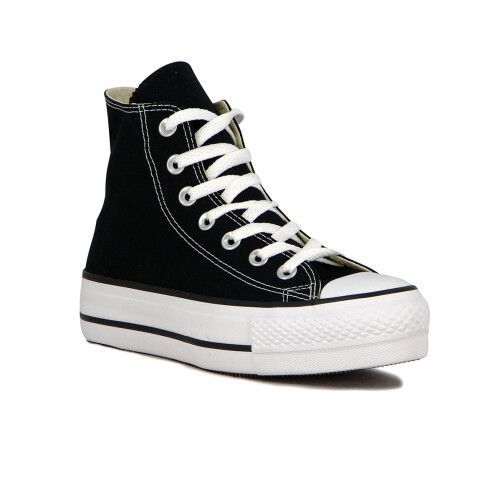 Bota Converse Chuk Taylor Plataforma Negro