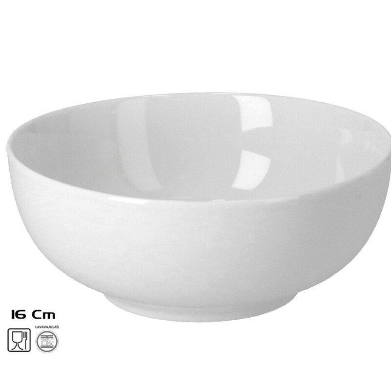 Bowl 16 Cm Blanco - Porcelana BOWL 16 CM BLANCO - PORCELANA