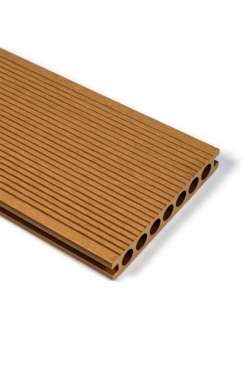DECK WPC TEXTURADO TABLA DECK WPC TEXTURADO JE11 C04 TEAK 2850X148X23MM