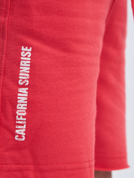 Short deportivo liviano California- Rojo