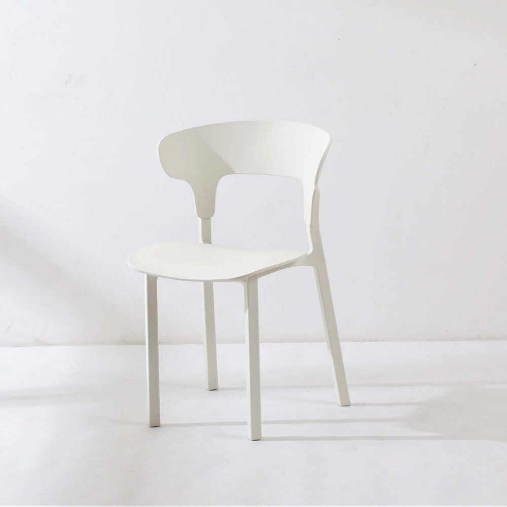 SILLA DE COMEDOR POLIPROPILENO BLANCO NÓRDICA