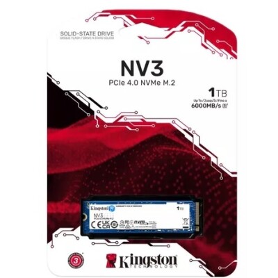 Disco SSD NV3 Kingston 1000GB NVMe M.2 PCIe 2280 Disco SSD NV3 Kingston 1000GB NVMe M.2 PCIe 2280