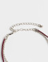 Collares Cortos Con flores Collar Corto Con Flores Antique - Plateado