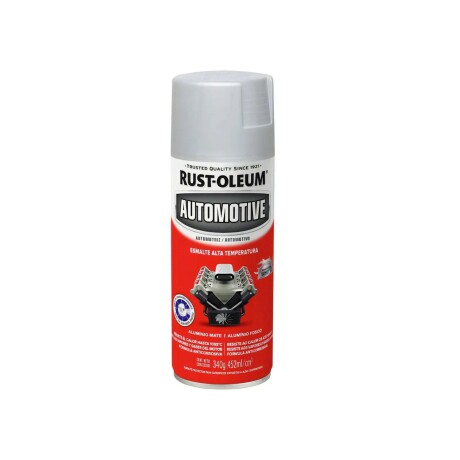 Esmalte en Aerosol Alta Temperatura para Autos Aluminio 340g Rust-Oleum Esmalte en Aerosol Alta Temperatura para Autos Aluminio 340g Rust-Oleum