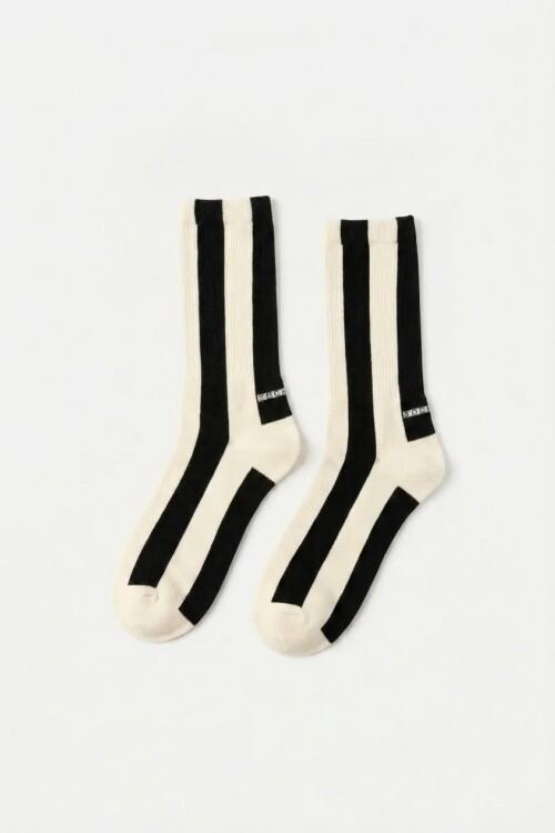 Medias franjas negro
