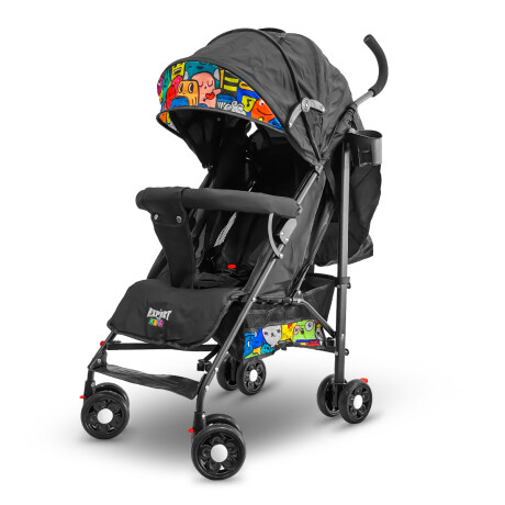 Coche Paragüita Bebé Expert Kids Resistente Cama Negro