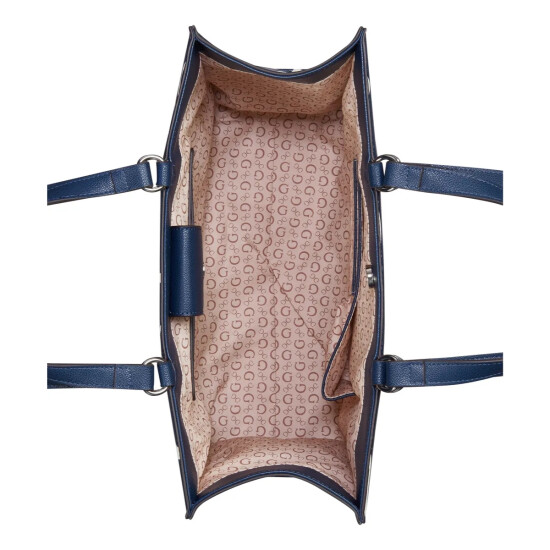 Cartera Guess Forber Azul Logo 0