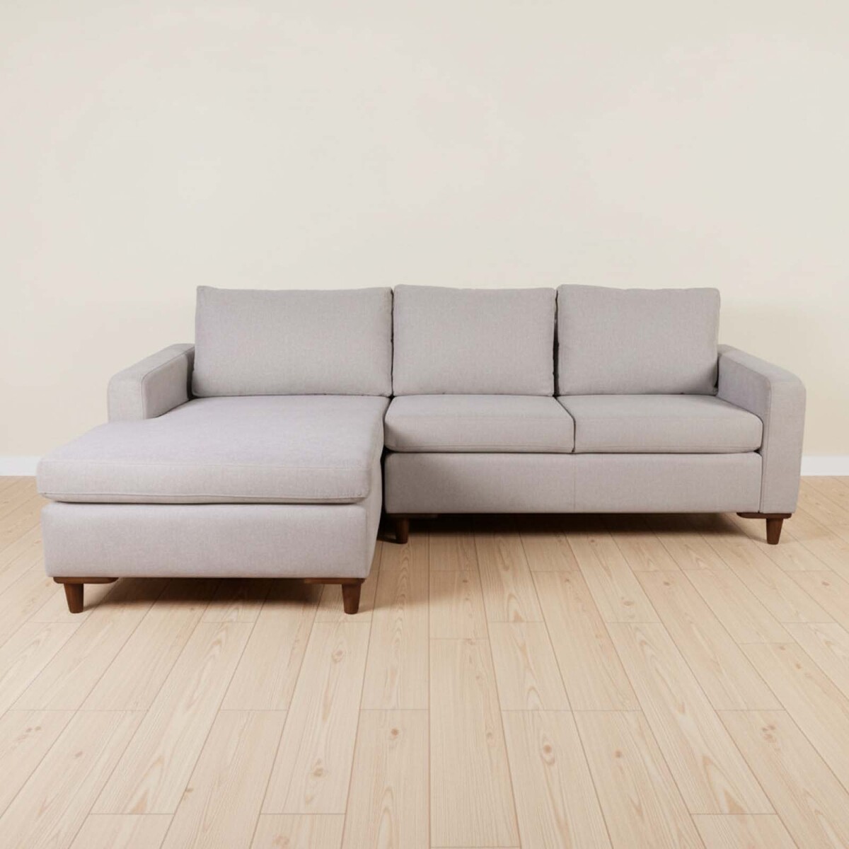 SOFÁ C/CHAISE - MÁS DE 4 CUERPOS TELA NATURAL-BEIGE NAPOLI BEIGE 