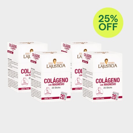 Colágeno con magnesio sticks - 4un. 25% off Colágeno con magnesio sticks - 4un. 25% off