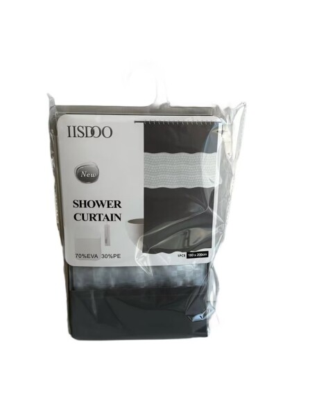 CORTINA DE BAÑO LISA C/GANCHOS 180x180CM GRIS CORTINA DE BAÑO LISA C/GANCHOS 180x180CM GRIS