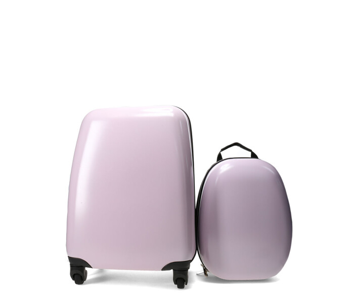 Valija MINI Miss Carol Set valija y mochila lisa Rosado