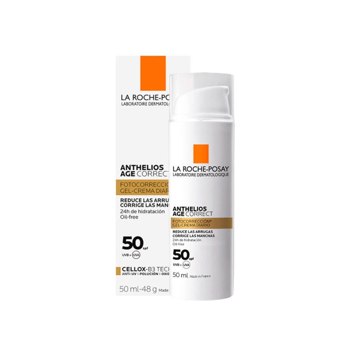 PROTECTOR SOLAR ANTHELIOS AGE CORRECT ANTI AGE SIN COLOR 50ML 