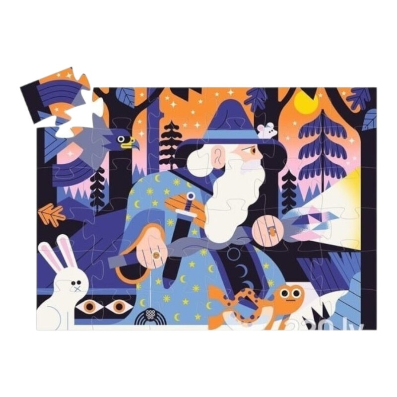 Puzzle Silueta El Mago 36 Pzs Djeco Puzzle Silueta El Mago 36 Pzs Djeco