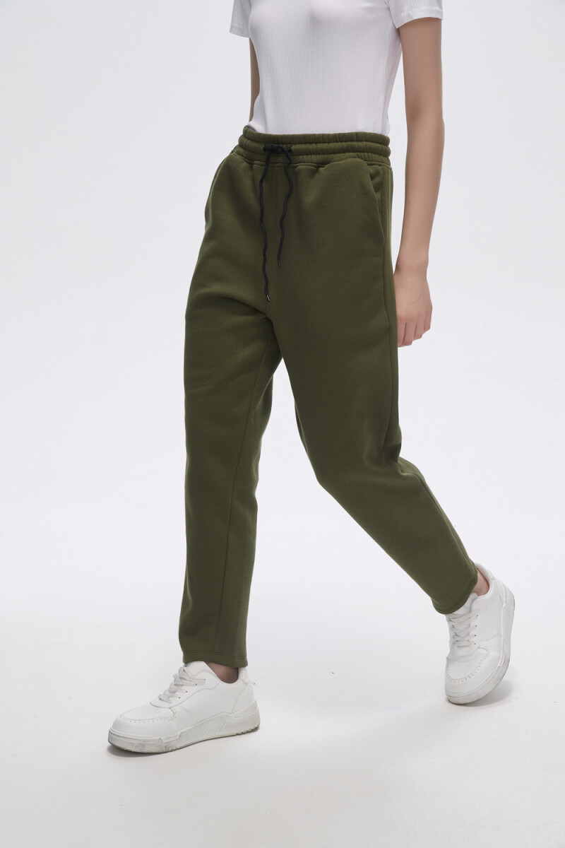 Babucha Gregoria - Verde Militar 