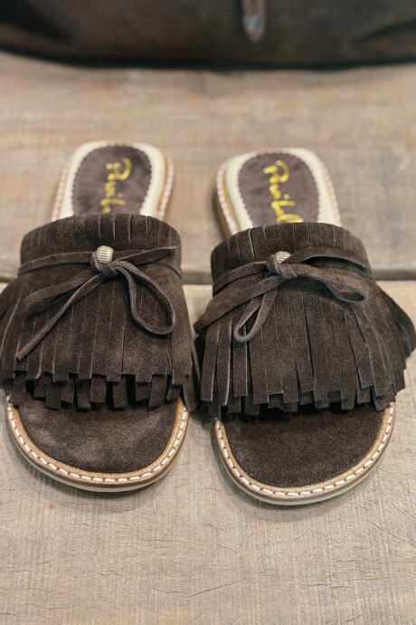 Sandalias Rita Gamuza Chocolate Sandalias Rita Gamuza Chocolate