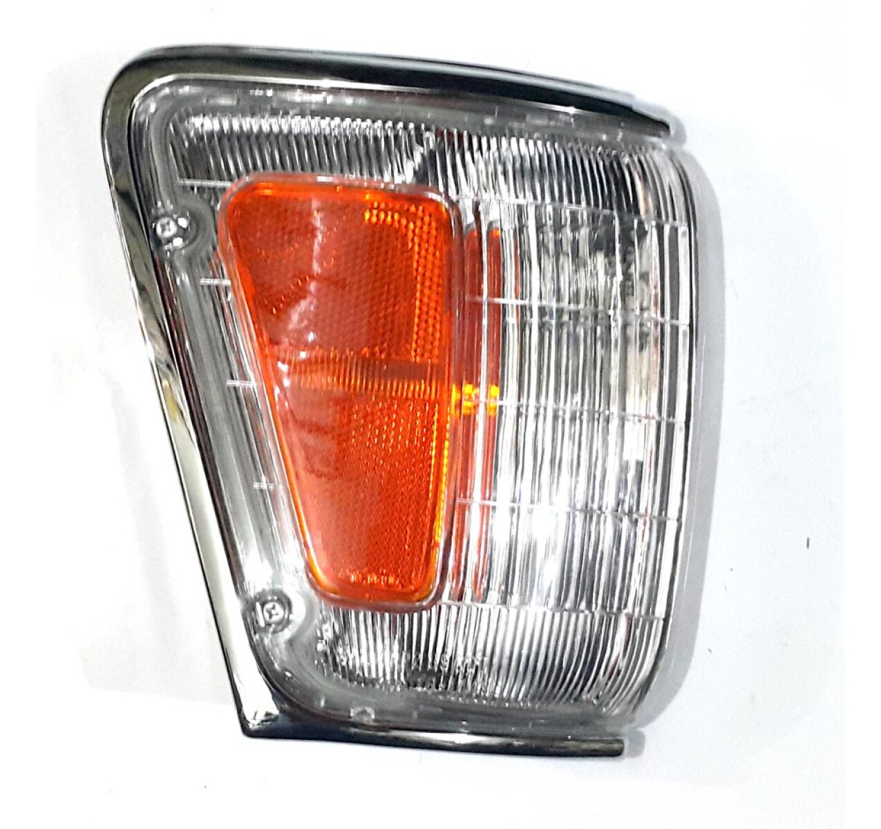 FAROL TOYOTA HILUX 89/91 SE ÑALERO DER.MARCO CROMADO - 