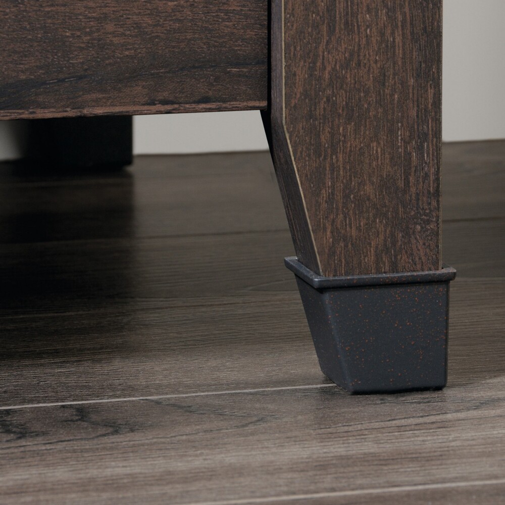 Aparador 6 cajones - Sauder - Linea Carson Forge Marron Oscuro