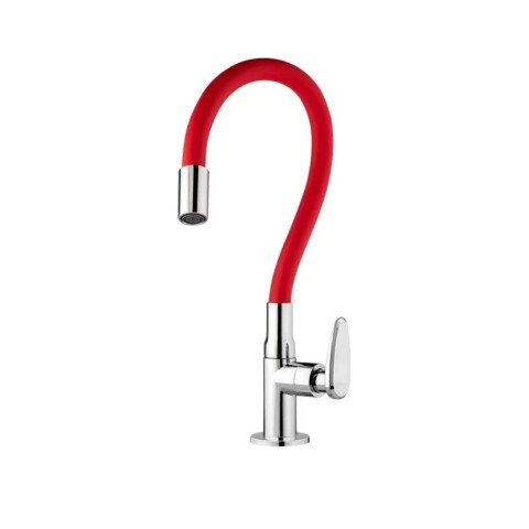 Grifo unitario mesa cocina ALLURE MOUVE cromo rojo Grifo Unitario Mesa Cocina Allure Mouve Cromo Rojo