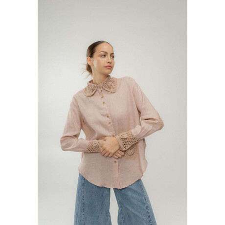 Camisa Onda Crochet Sea Rosa