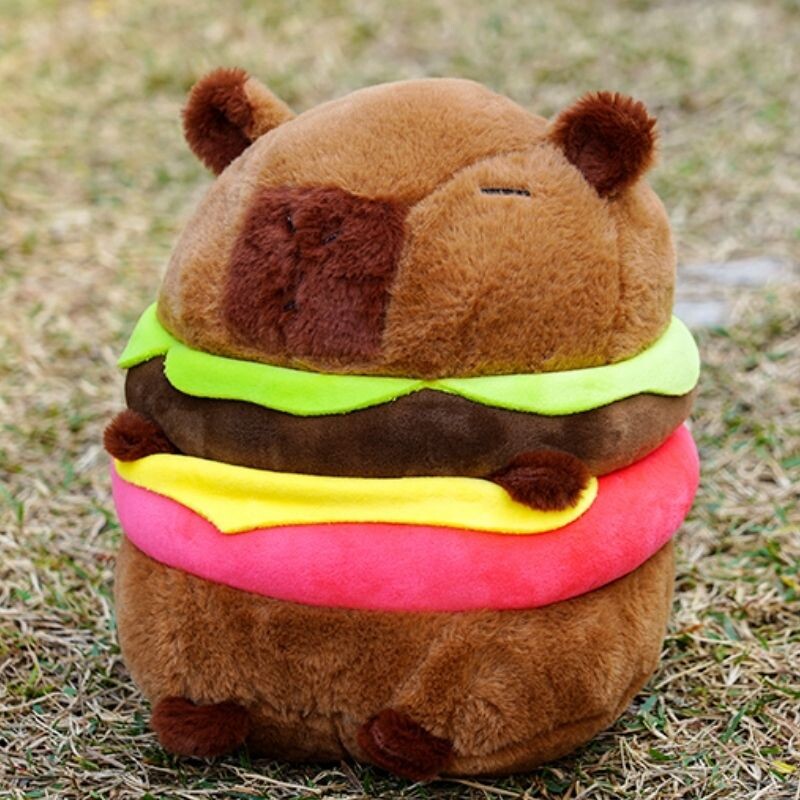 Peluche Capibara - Hamburguesa - 25cm Peluche Capibara - Hamburguesa - 25cm