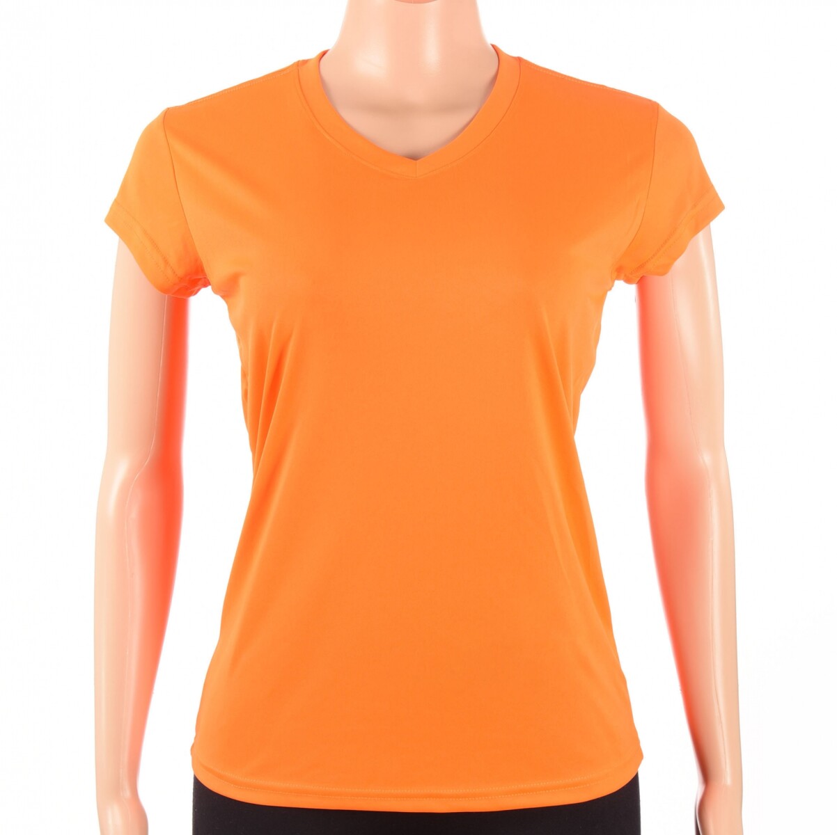 Camiseta Dry Fit Dama - Naranja fluo 