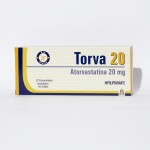 TORVA 20 MG. CJ X 30 COMPRIMIDOS única