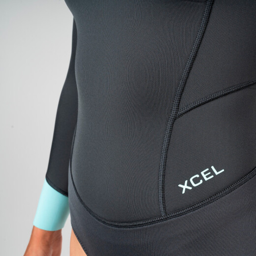 Traje Xcel Axis Long Sleeve Spring 2 Cheeky Cut Back Zip Traje Xcel Axis Long Sleeve Spring 2 Cheeky Cut Back Zip