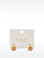 Pendientes Con Piedra - Plata De Ley 925 rosa