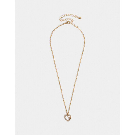 Cadena Corta Con Dije Bañada En Oro Dorado