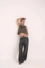 JEAN BAGGY OLIVO BLACK Gris
