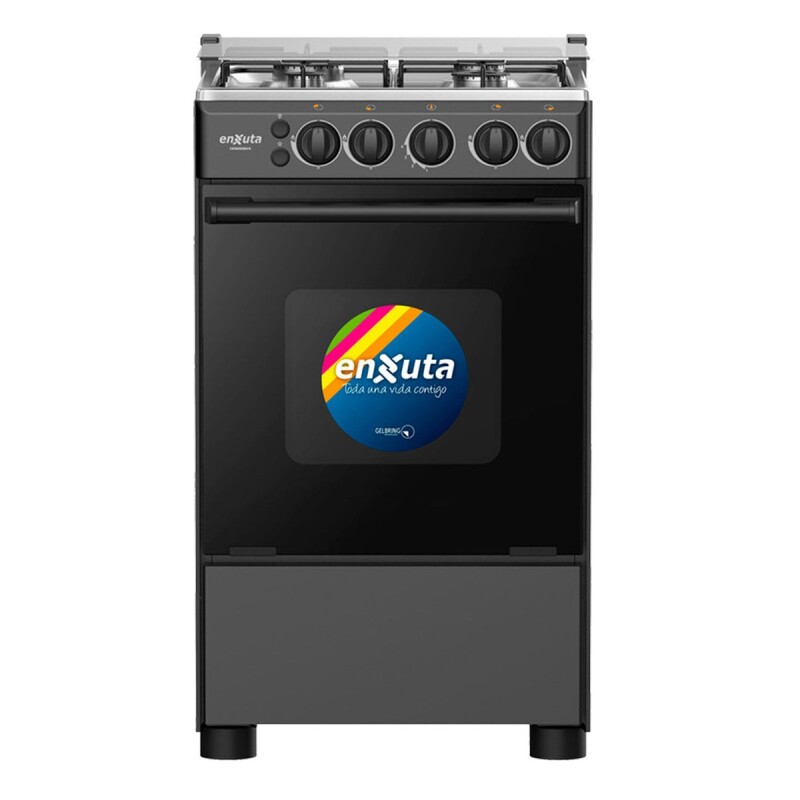 Cocina Multigas Enxuta Con Luz 9504n Encendido Color Negro Cocina Multigas Enxuta Con Luz 9504n Encendido Color Negro