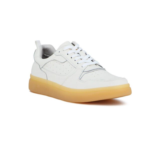 Country Calzado Casual Hombre Acordonado - Blanco Blanco