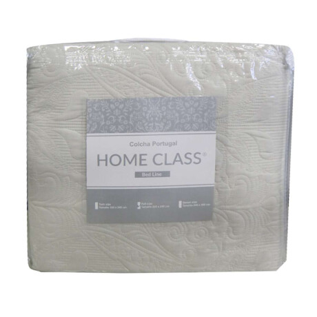 Colcha H&K Portugal 2 Plazas 220 x 240 cm Beige