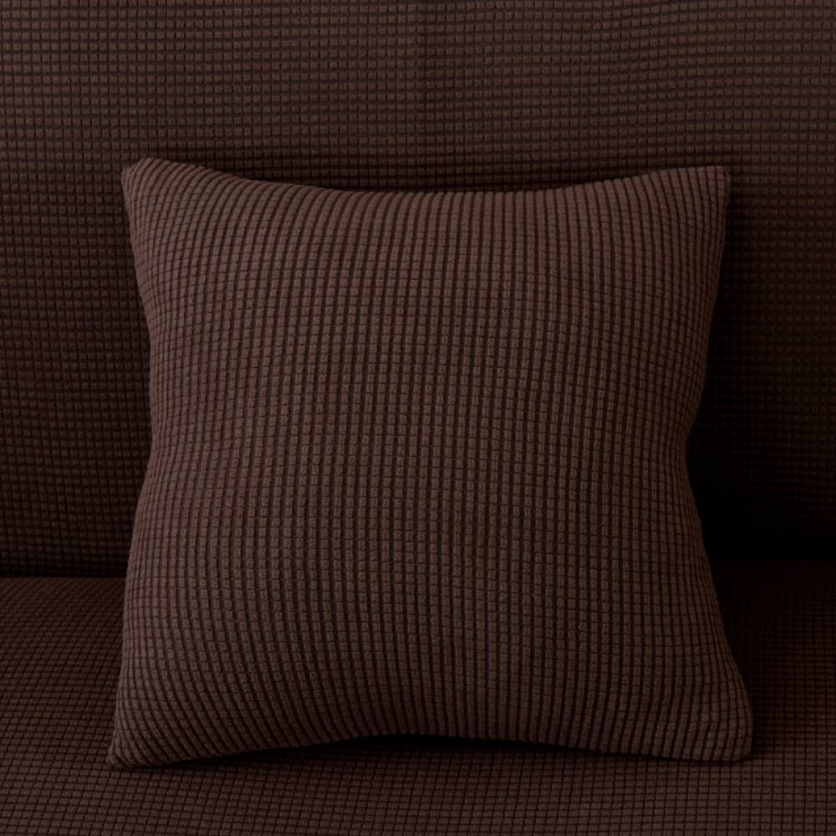 Funda de almohadón 40x40 cm - chocolate 