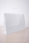 Bolsa lisa luna 43x12x32 cm BLANCO