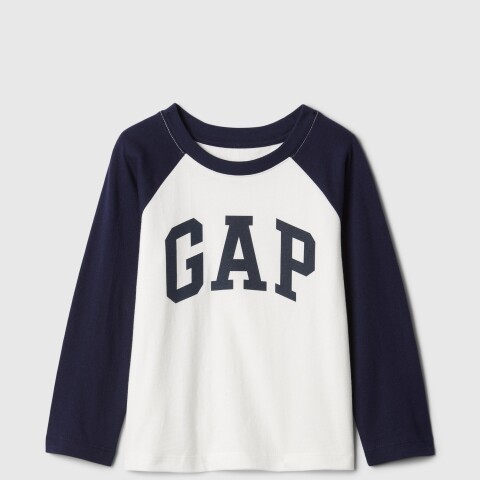 V-FRCH LS LOGO RAGLAN NAVY UNIFORM