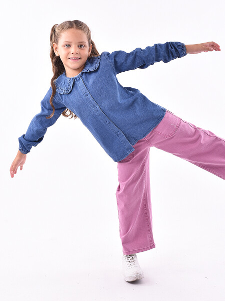 CAMISA JOSEFINA AZUL OSCURO