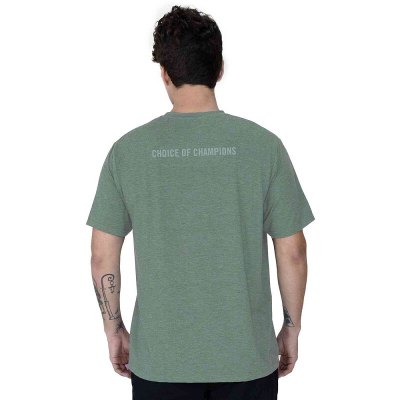 TSHIRT MEN POLY/VIS/SPX EVERLAST RISE II GN M6 GREEN