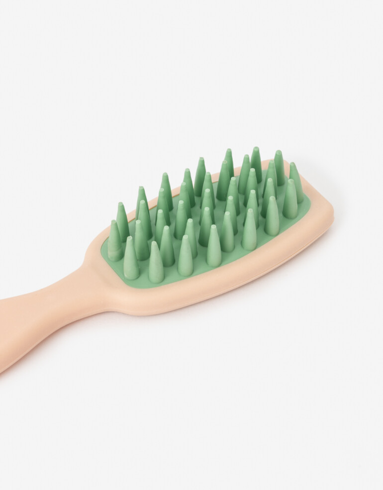 Complementos de Cosmética Masajeador Capilar De Silicona - Coral Claro