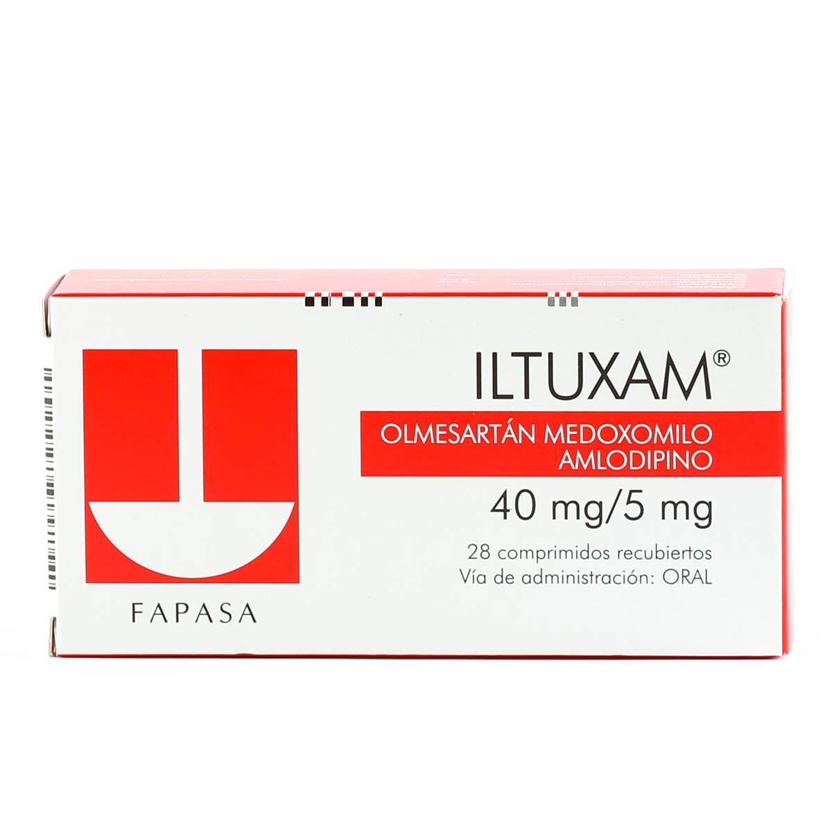 ILTUXAM 40 MG./ 5 MG. CJ X 28 COMP. REC. 