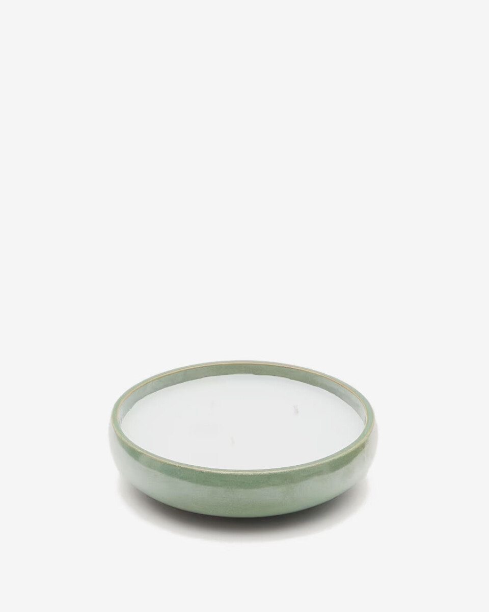 Vela Sapira de cerámica - verde Ø 21 cm 