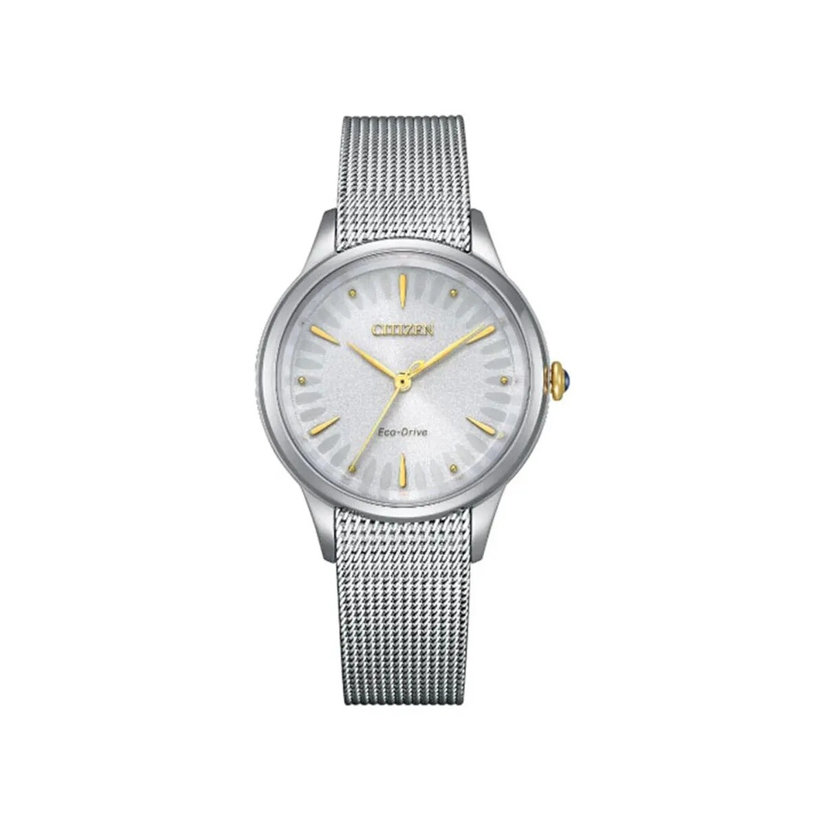 Reloj Citizen Eco-drive Em0814-83a Para Mujer En Acero 