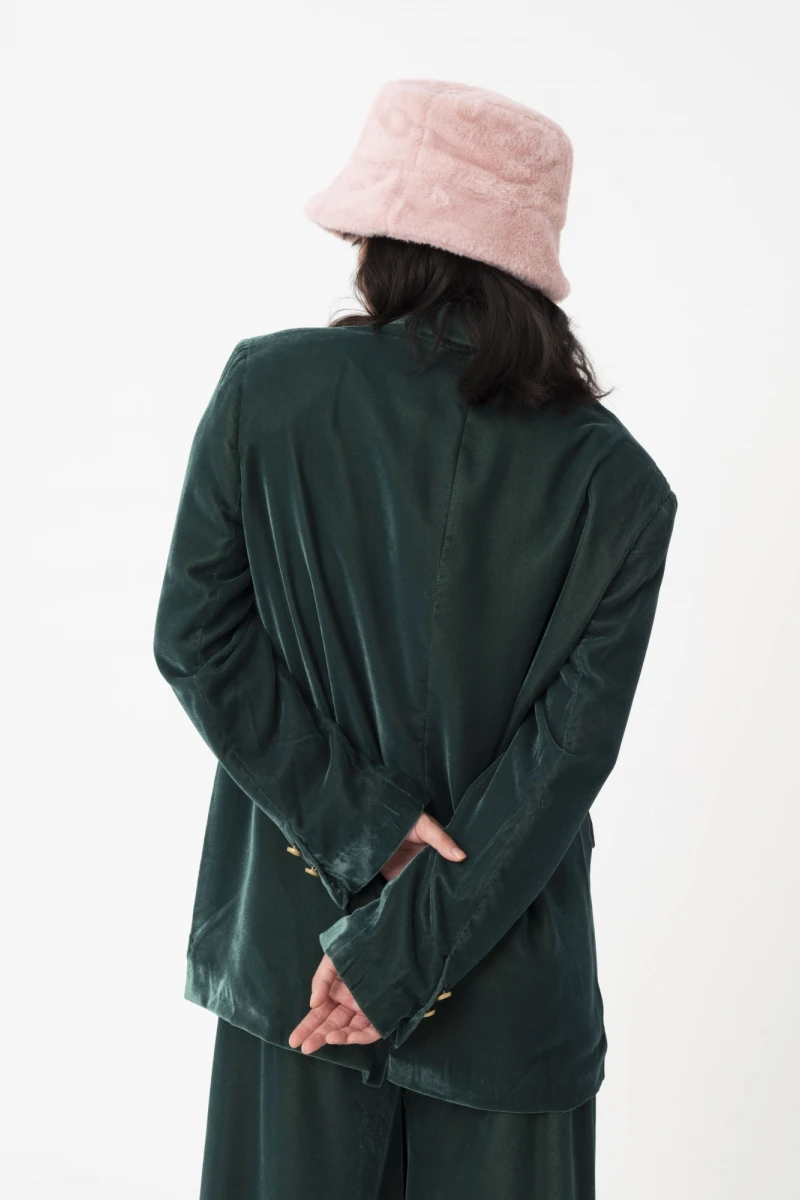 Blazer de fit moderno Verde