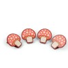 Set de 4 clips para cerrar bolsas Hongos