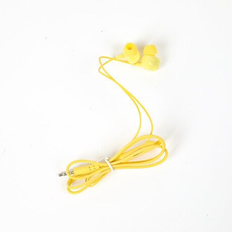 AURICULARES CON CABLE IN EAR EXTRA BASS AMARILLOS AURICULARES CON CABLE IN EAR EXTRA BASS AMARILLOS