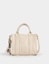 City Cartera City Cuerina - Blanco Crudo