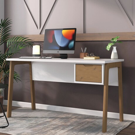 Escritorio Linea Veneza Blanco/Miel