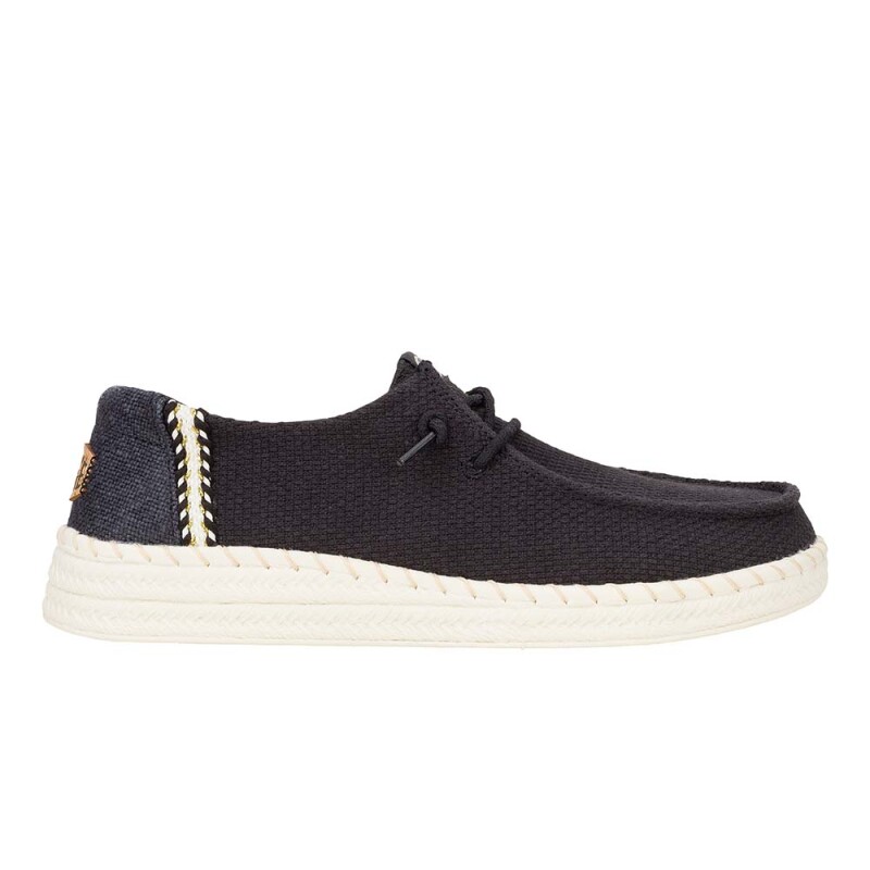 Wendy Espadrille Woven - Mujer Black