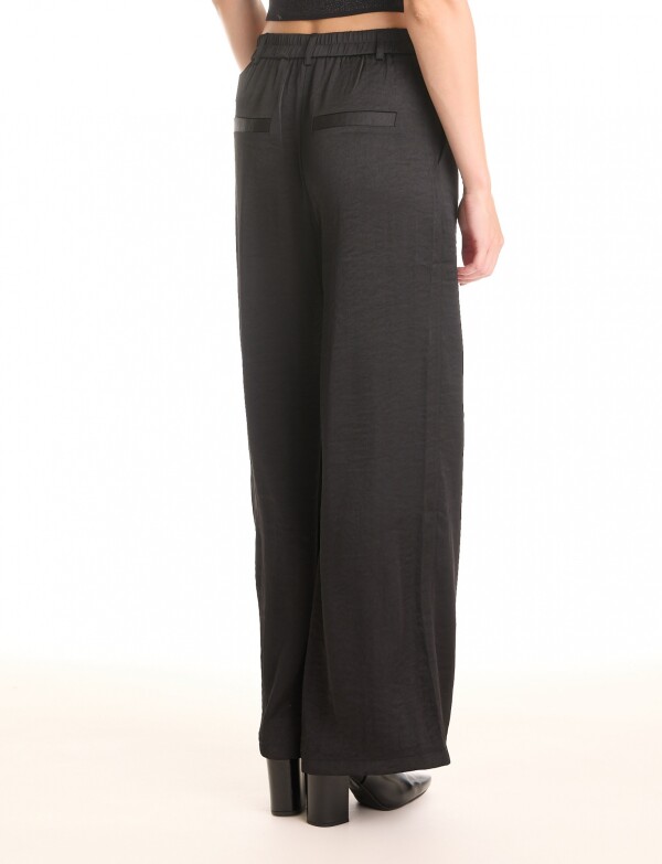 Pantalon Satinado NEGRO